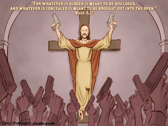concealed weapons guns church jesus