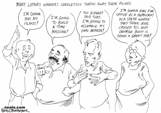 Lottery Winner Cartoon